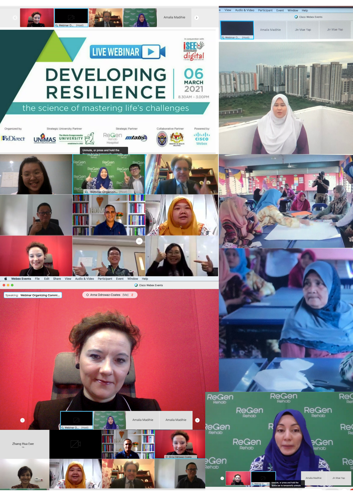 Developing Resilience: the science of mastering life's challenges Live Webinar Poster