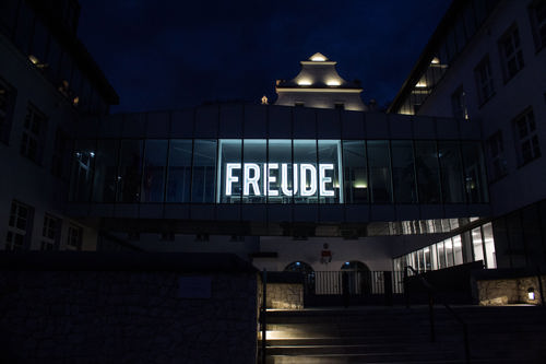 Widok neunu FREUDE w Kazimierzu Dolnym