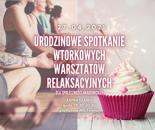Wtorkowe warsztaty relaksacyjne-link do spotkania