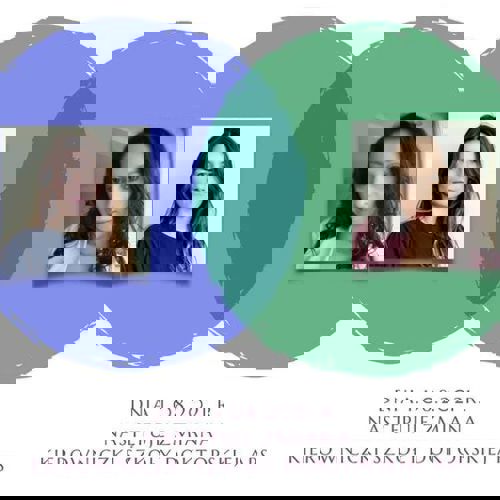 Grafika ze zdjęciami dr hab. Zajenkowskiej i dr hab. Tłusciak-Deliowskiej