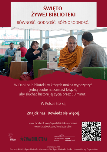 Plakat Święto Żywej Biblioteki