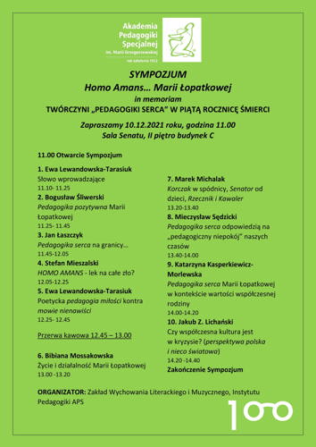 Program Sympozjum