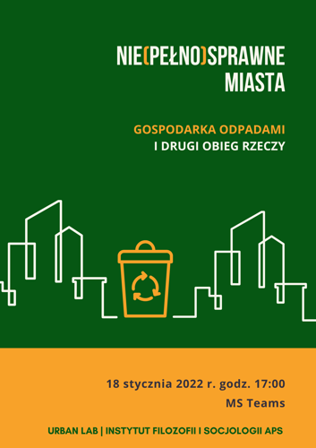 Plakat drugiego spotkania Niepełnosprawne miasta