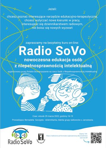 Plakat szkolenia Radio Sovo