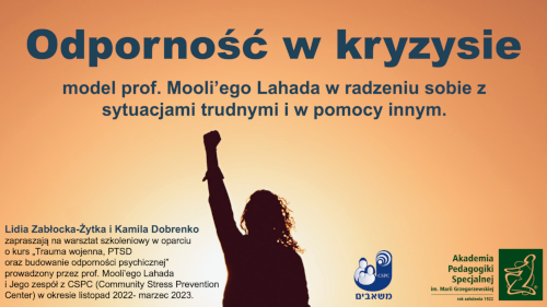 Informacja graficzna o szkoleniu Odporność w kryzysie
