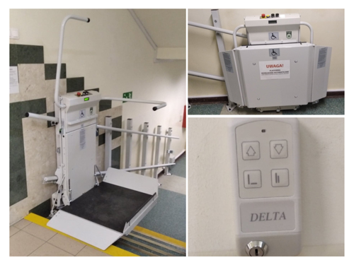 Platforma przy schodowa - zdjęcie