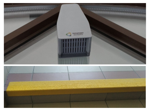 System znaczników udźwiękowiających „Toutpoint” i listwy antypoślizgowe