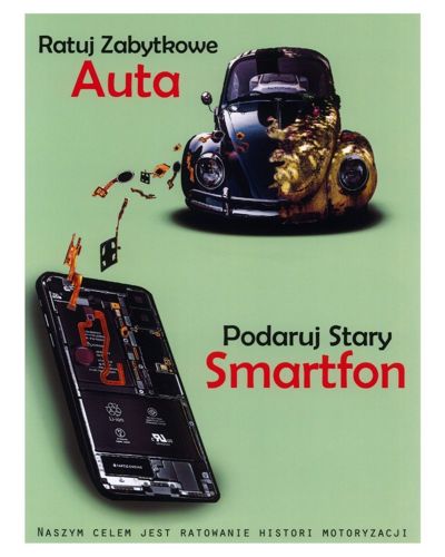 Praca z wystawy Oddaj smartfon na...