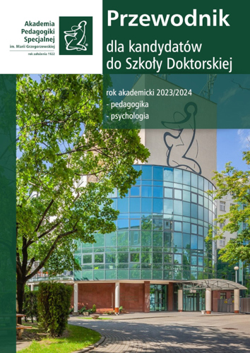 Kliknij, aby otworzyć Przewodnik dla Kandydatów Szkoły Doktorskiej APS