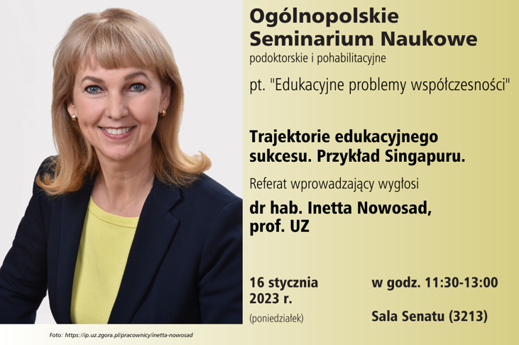 Ogólnopolskie Seminarium Naukowe plakat