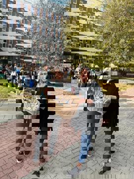 picture during the gingerbread promotion