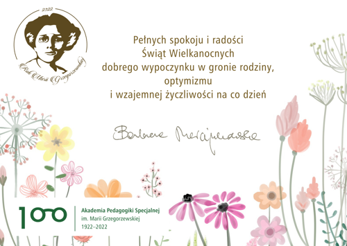 Kartka z życzeniami na Wielkanoc