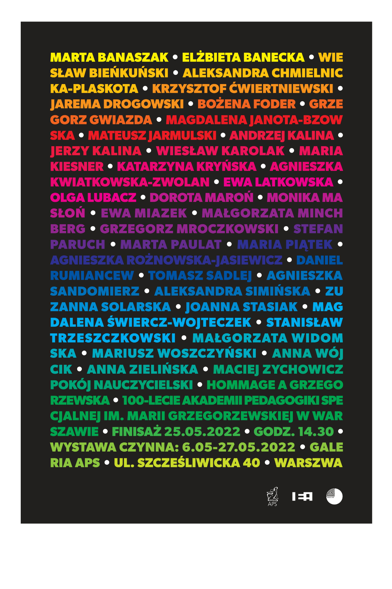 Plakat wystawy Pokój nauczycielski