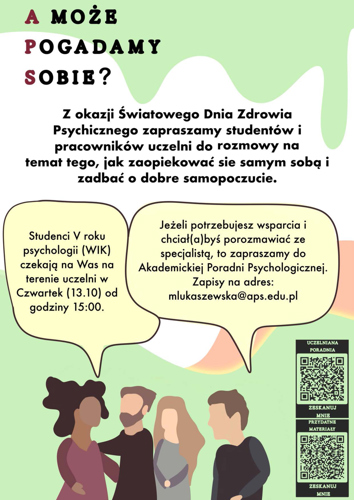 Plakat Dzień Zdrowia Psychicznego