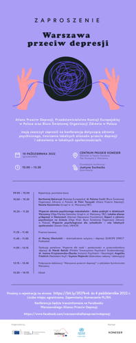 Plakat Warszawa Przeciw Depresji