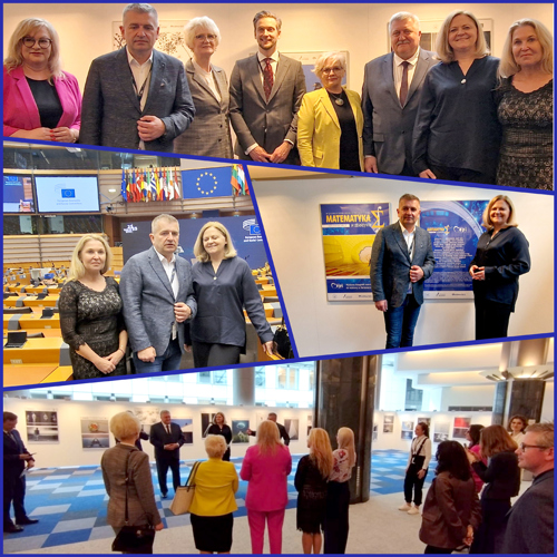 Fotografia z Parlamentu Europejskiego: Prof. M. Makiewicz i B. Arłukowicz