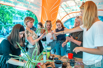 picture during the plant action