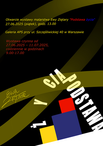 Ewa Ziętara plakat APS