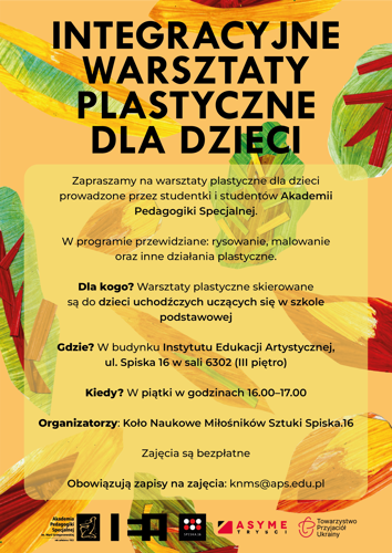plakat warsztaty