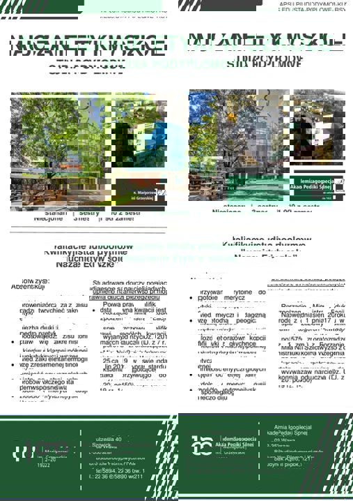 informacje o studiach podyplomowych