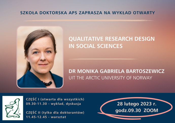 plakat wykład otwarty Szkoła Doktorska