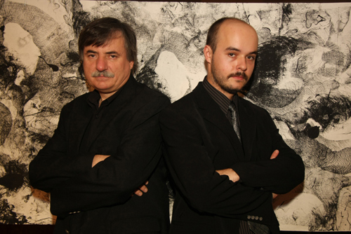 Janusz Skowron i Artur Skowron