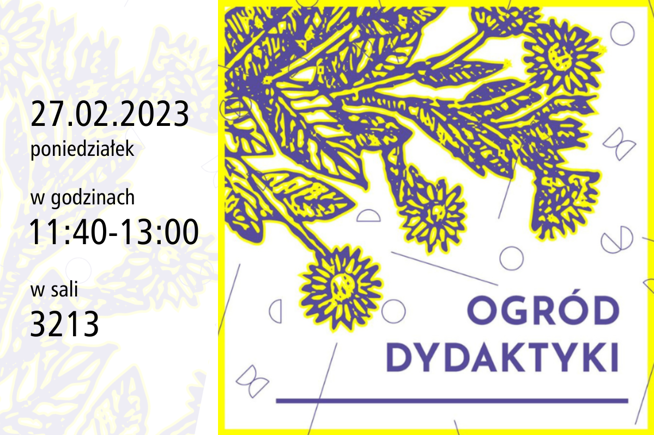 plakat Ogród Dydaktyki