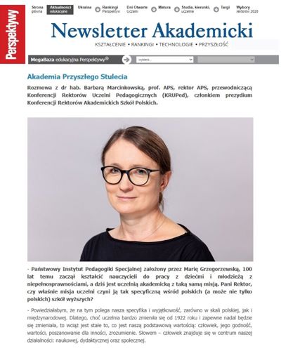 Artykuł w Perspektywach